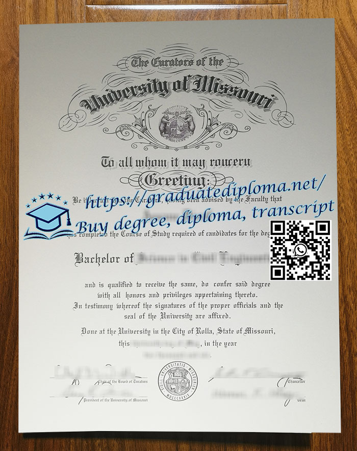 University of Missouri at Rolla degree