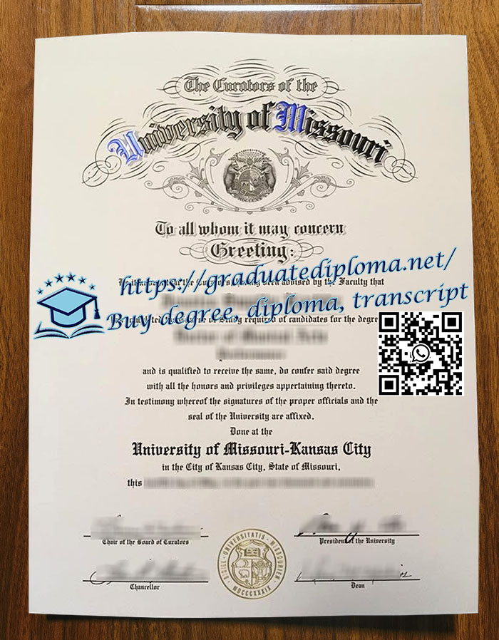 University of Missouri–Kansas City degree