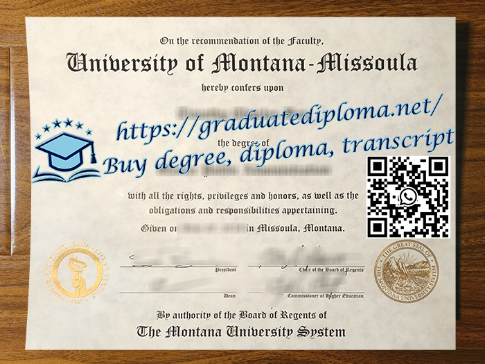 University of Montana degree