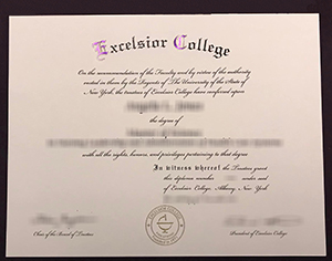 Excelsior College diploma