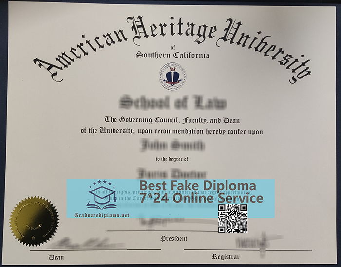 [Image: American-Heritage-University-of-Southern...iploma.jpg]