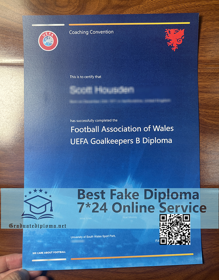 Football Association of Wales UEFA Goalkeepers B Diploma