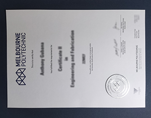 Melbourne Polytechnic diploma