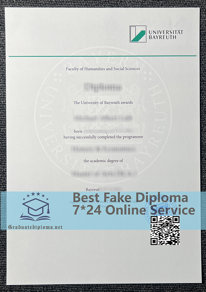 University of Bayreuth diploma