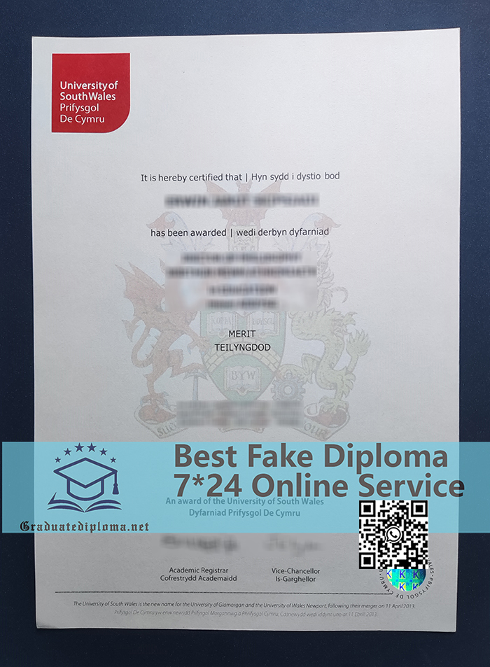 University of South Wales diploma