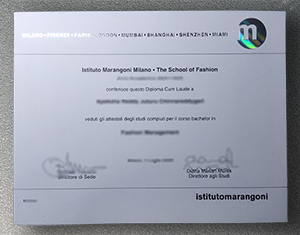 Istituto Marangoni diploma