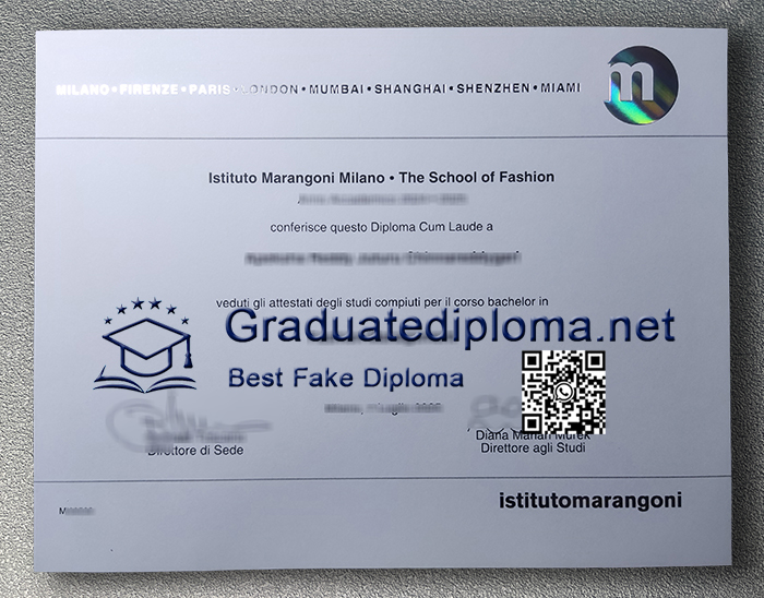Istituto Marangoni diploma