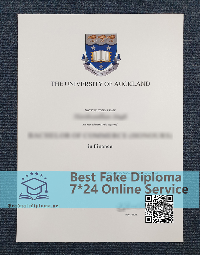 University of Auckland diploma