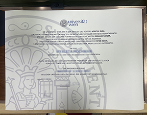 University of Vienna degree