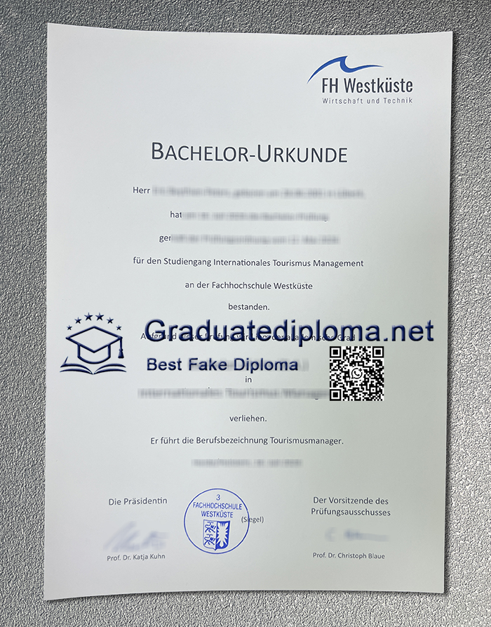 FH Westküste Urkunde